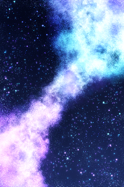 青から紫へ〜星空〜！