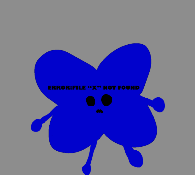 Blue screen of death X