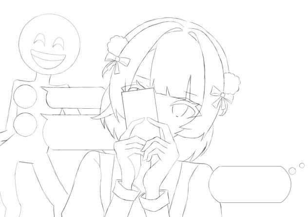 線画～