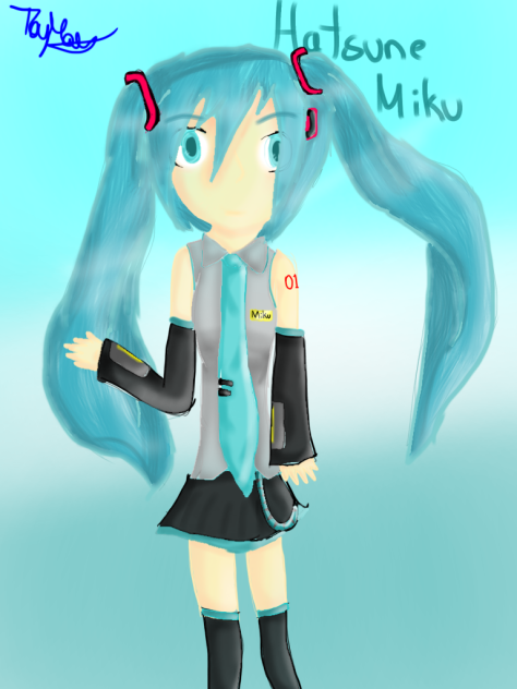 Speed art-Hatsune Miku