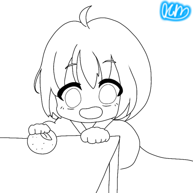 みかん見っけ　塗り絵