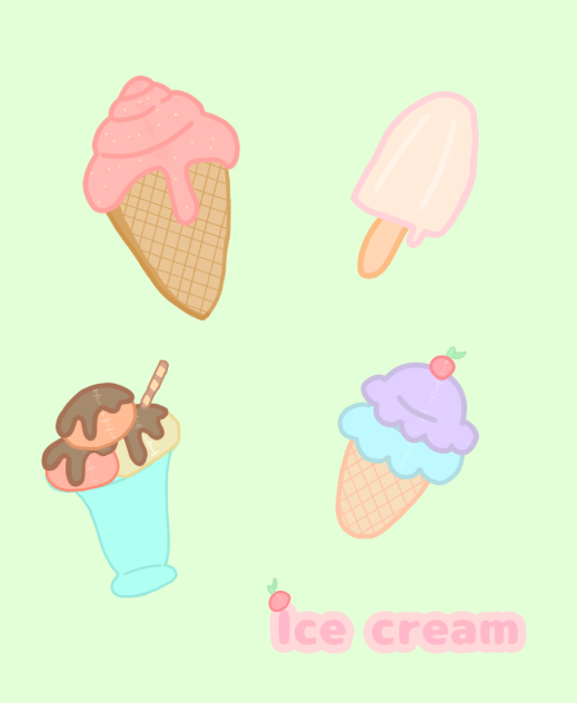 ice cream - ibisPaint
