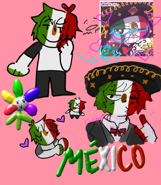 Mexico countryhumans Xddd