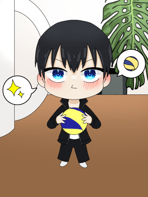 ▶ ちびとびお が 現れた ！