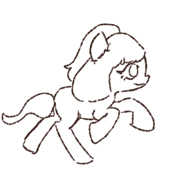 Running Pony - ibisPaint