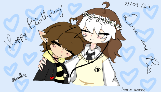 Happy Birthday Bee and Luna!
