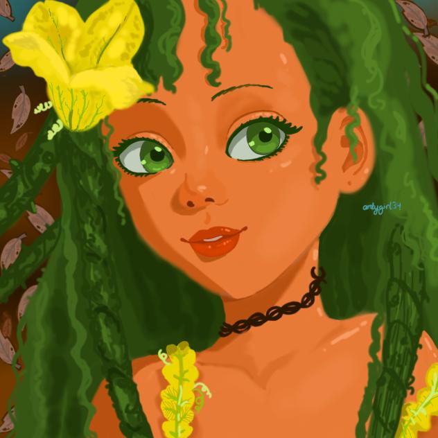 Elina the Pumpkin girl…