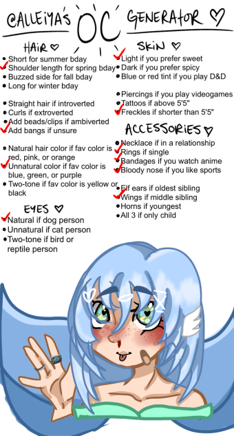 Created my own character based on me ^^