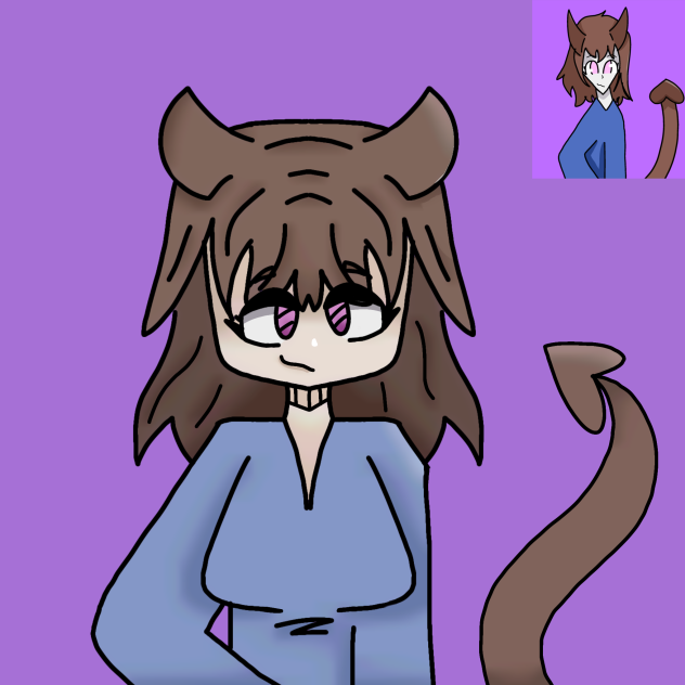 Redraw of girl demon