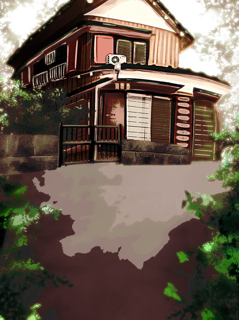 坂の上の空家