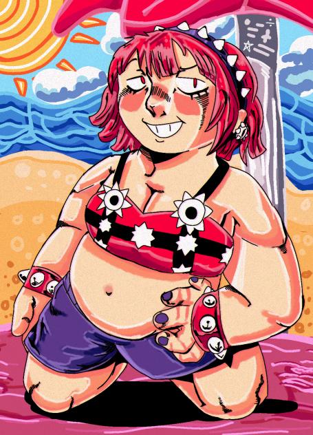 spikey girl !