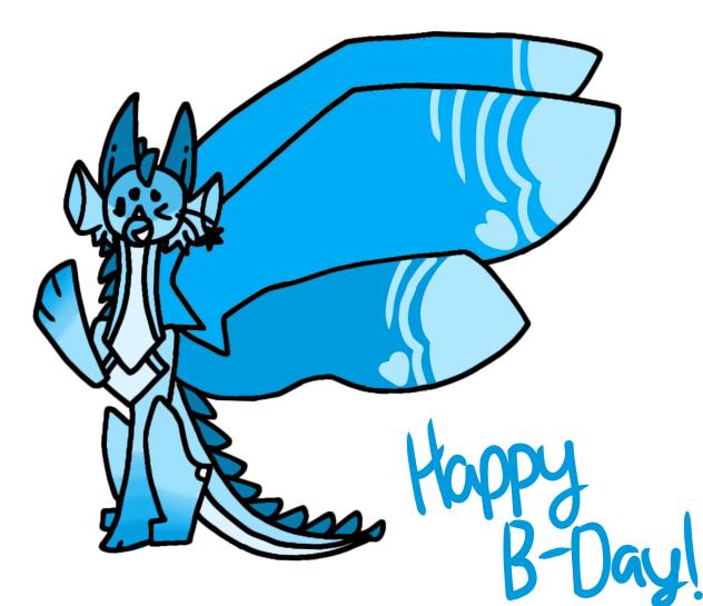 Making an oc for s friend's b-day!