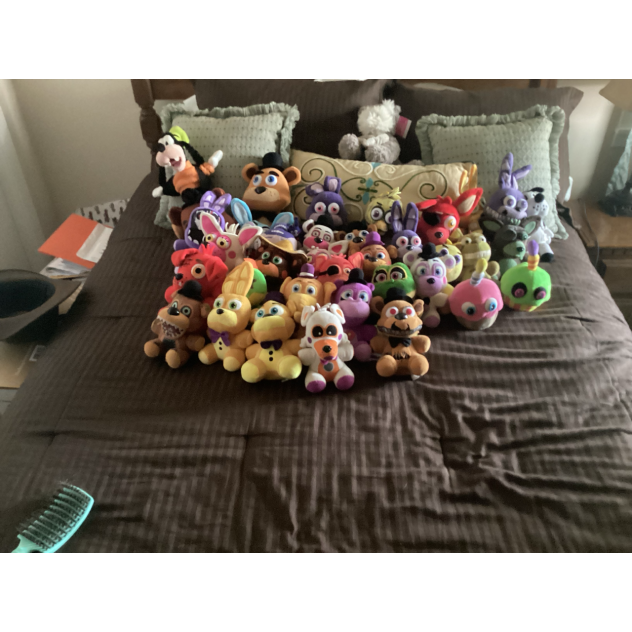 Almost all of my fnaf plushies…