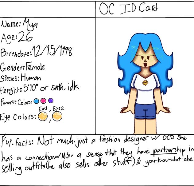 Mya's info
