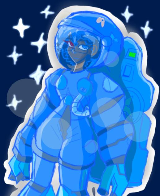 My OC in outer space! (宇宙空間にいる私のOC！)