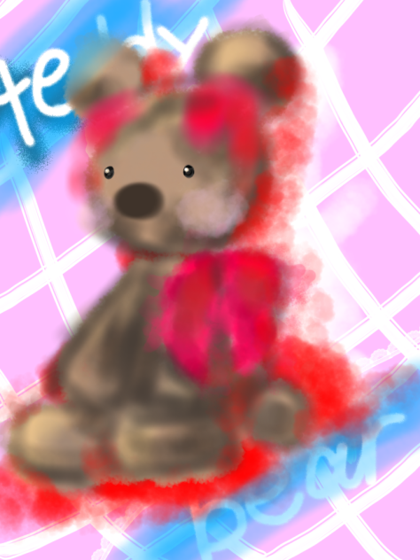 teddy bear - ibisPaint