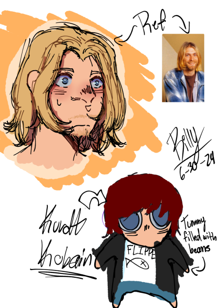 Kurt Cobain!(fanart)