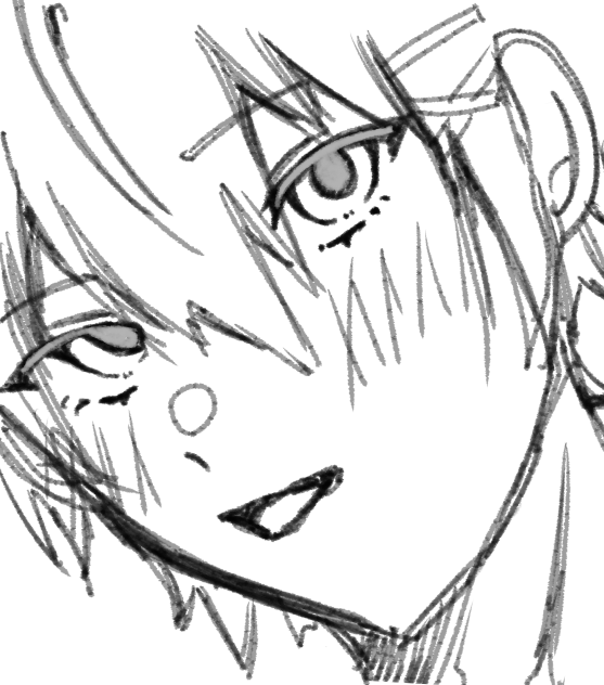 いつもと違う順番で描いた