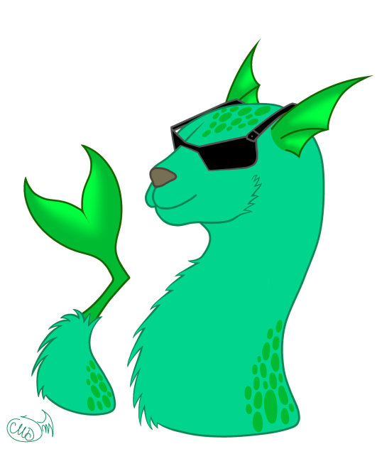 Mermaid but llama