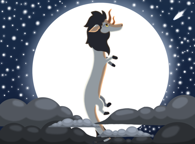 Enjoying A Night Sky - Art