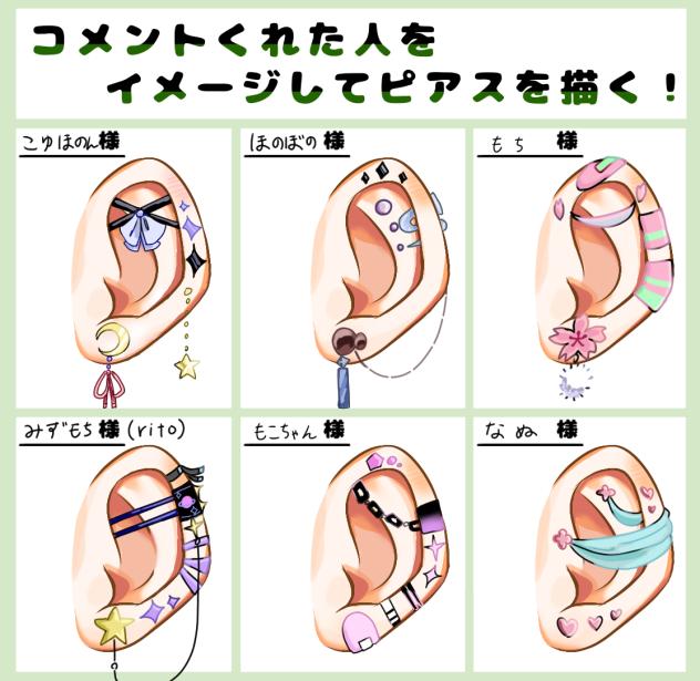 いろんな方のお耳創造