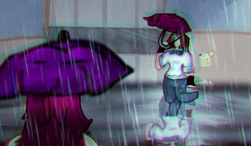 Rain 🤍🩵 - ibisPaint