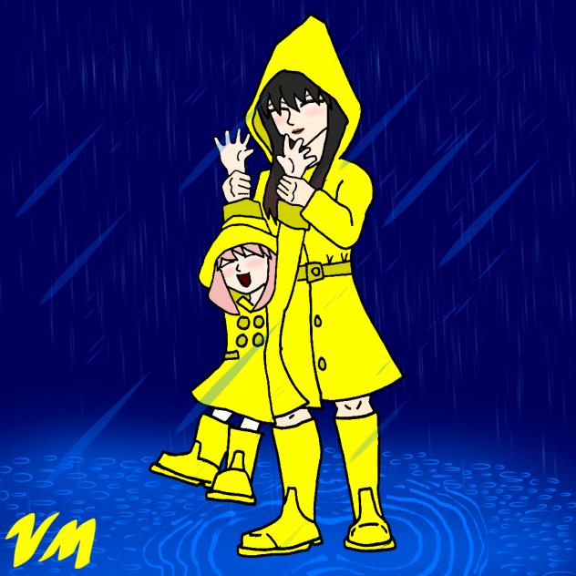 Anya & Yor's Rainy Day Outing
