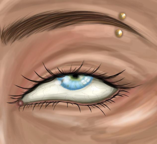 Blue eye