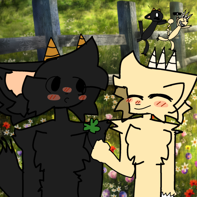 Not a ship !!! ( just add blush cute )