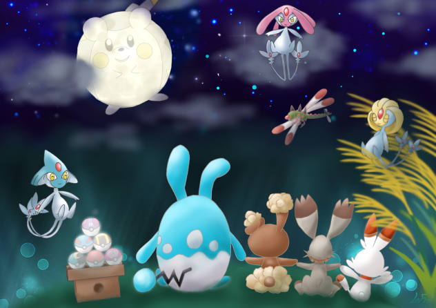お月見⭐︎ポケモン⭐︎
