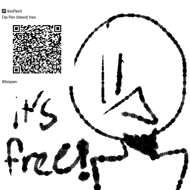 Dip pen bleed ibisPaint