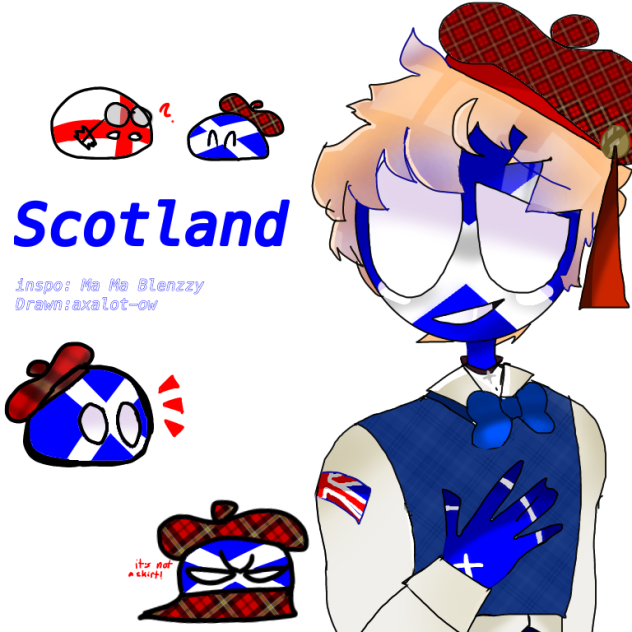 Scotland 🏴󠁧󠁢󠁳󠁣󠁴󠁿 countryhumans