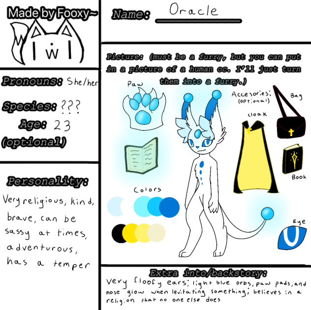 For Fooxy's comic ♡