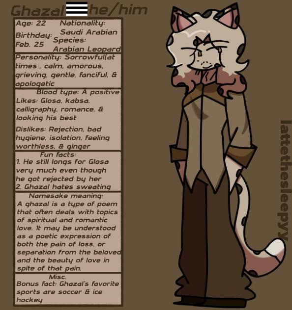 Ghazal info sheet