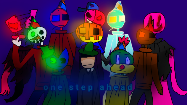 one step ahead background