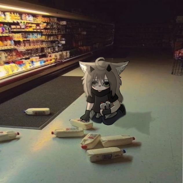 Аникс и кража еды (⁠꒪⁠꒳⁠꒪⁠)