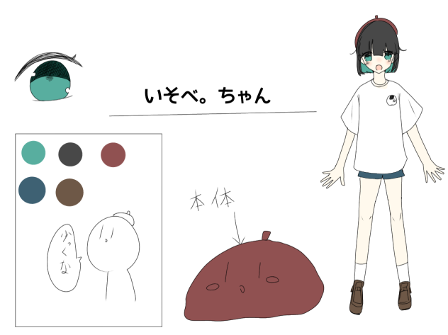 オリキャラ　描いて…