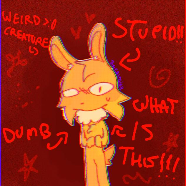 What is this weird stupid creature❓❓❓