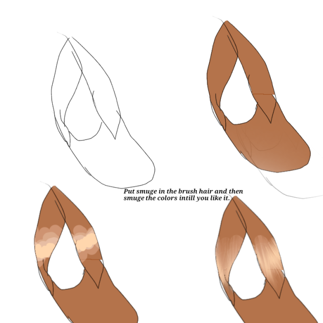 How to shade hair! ibisPaint