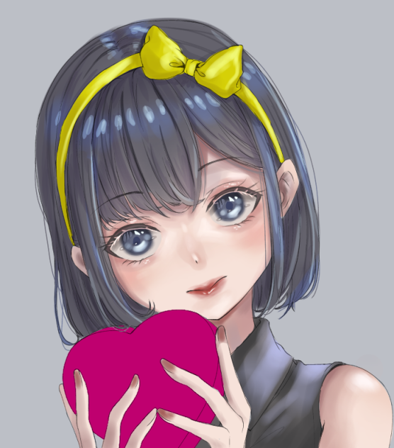 塗り絵 バレンタイン とろろ様