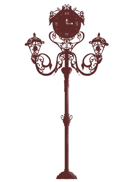 Street light clock icon