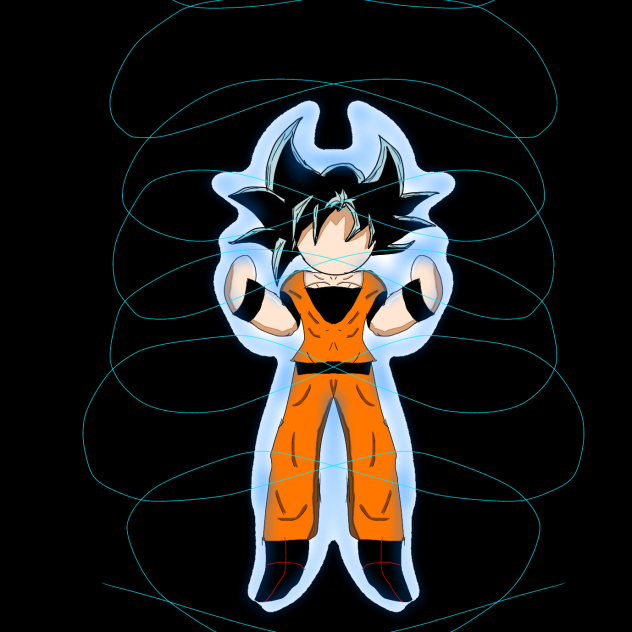 Ultra instinct Omen Goku on {ibis paint}