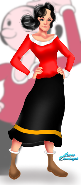 minha releitura da Olivia palito.