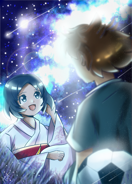 空野 葵 & 松風 天馬 ibisPaint