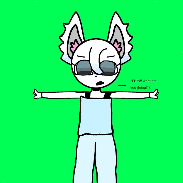 Snowy In A T-Pose
