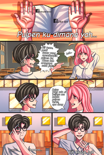 Komik pendek bahasa Indonesia