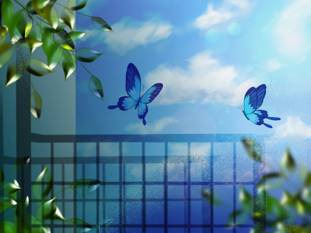 背景、庭園(garden