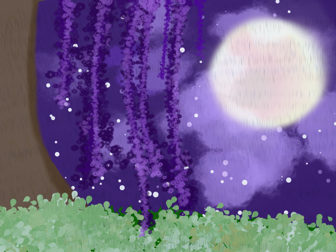 Raining lilacs - ibisPaint
