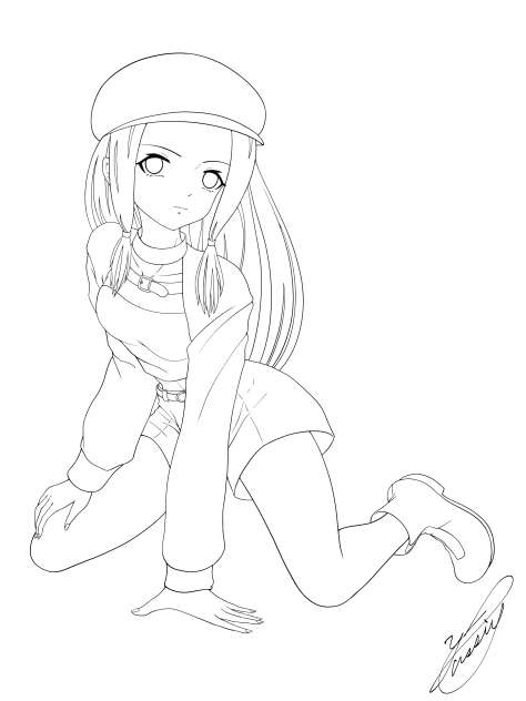 Premonition（線画）