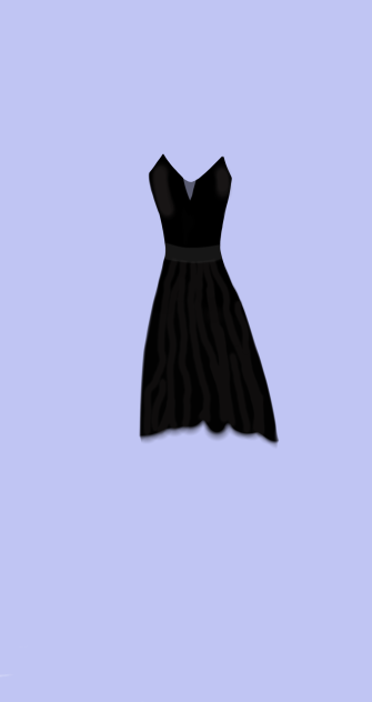 my cute black dress design